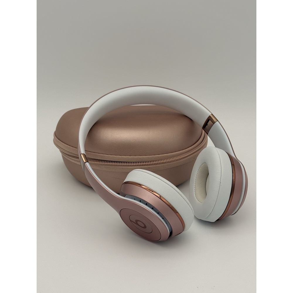 Beats Solo3 Wireless On-Ear Headphones Rose Gold With Case Tested
